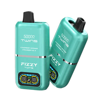 FIZZY TWINS Raspberry Lemonade & Strawberry Ice ノンニコチン