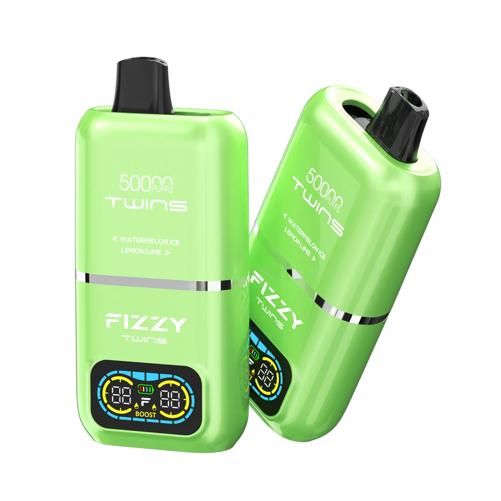 FIZZY TWINS Watermelon Ice & Lemon Lime ノンニコチン