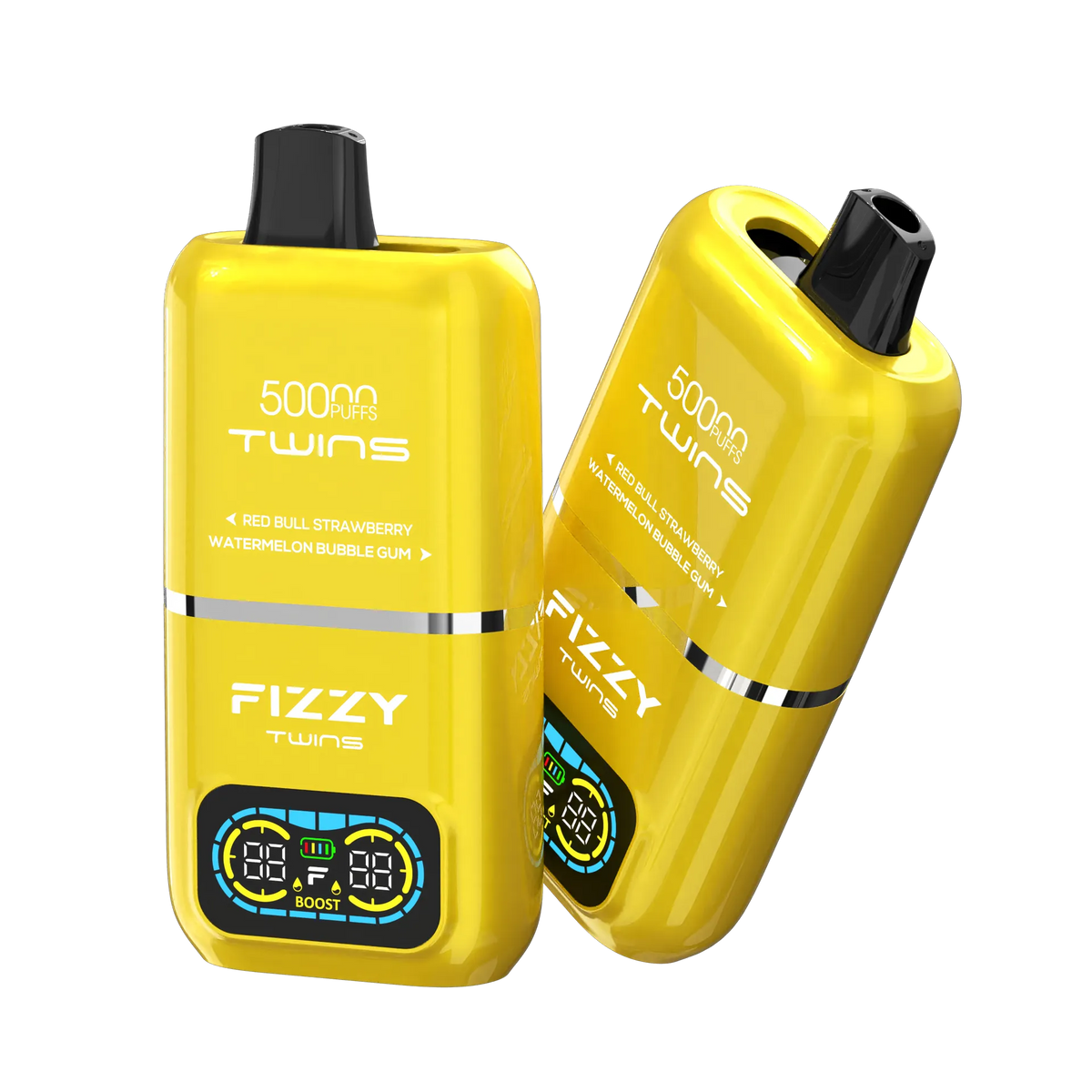 FIZZY TWINS Red Bull Strawberry & Watermelon Bubble Gum ノンニコチン