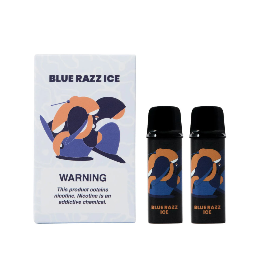 BLUE RAZZ ICE POD (ニコチン3%)
