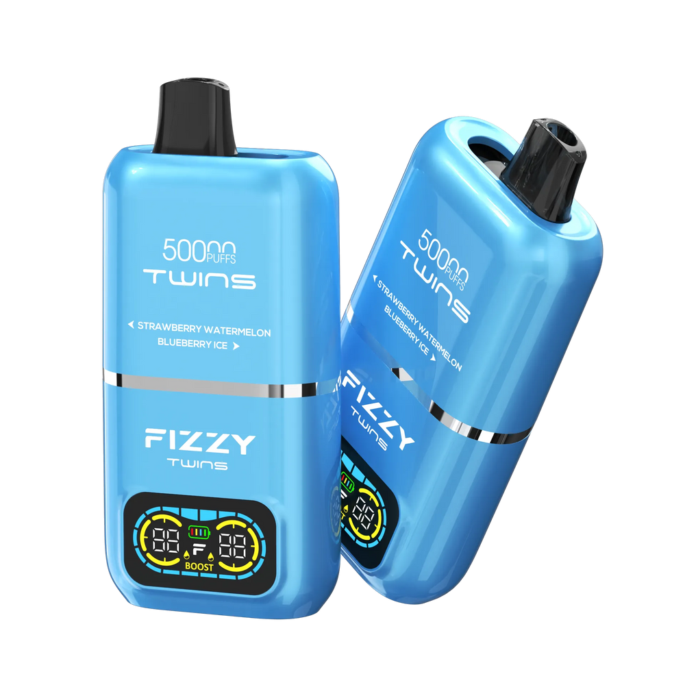 FIZZY TWINS Strawberry Watermelon & Blueberry Ice ノンニコチン