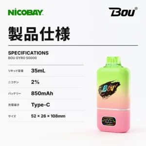 BOU GYRO 50K スペック
