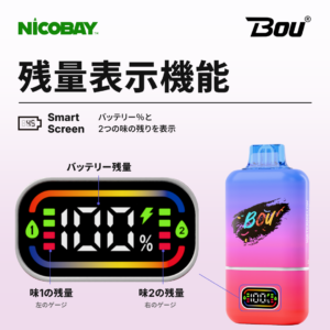 BOU GYRO 50K 残量表示機能