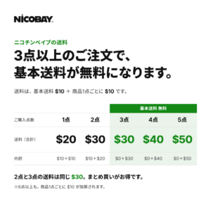 NICOBAY 送料（ニコチン）