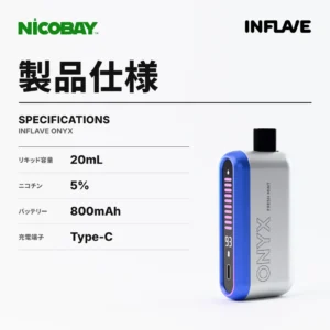 INFLAVE ONYX 18K スペック