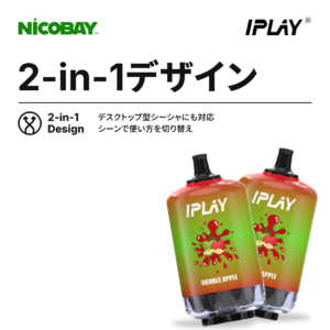 IPLAY HOOLA 100K 2-in-1デザイン