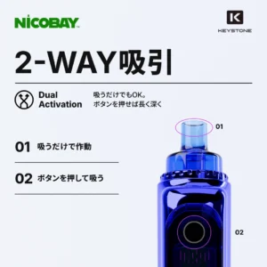 KEYSTONE CYBER SHISHA 30K 2-WAY吸引