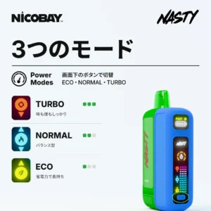 NASTY BOLT50K 3つのモード