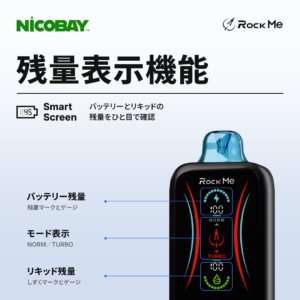 RockMe RM 25K 残量表示機能