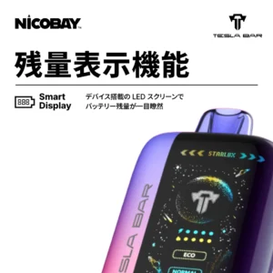 TESLA BAR XT-40K 残量表示機能