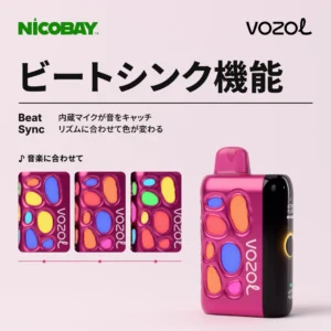 VOZOL RAVE 40K ビートシンク機能