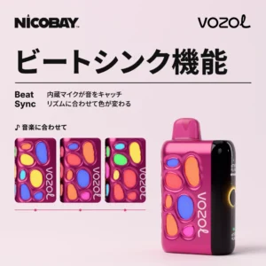 VOZOL RAVE 40K ビートシンク機能