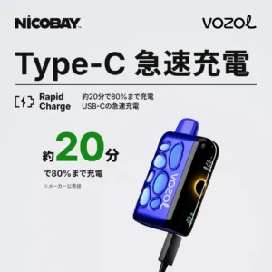 VOZOL RAVE 40K Type-C 急速充電